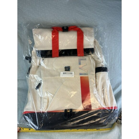 NEW Super Bowl LVI 2021 Backpack Canvas Los Angeles RAMS VS Cincinnati BENGALS - Picture 1 of 12